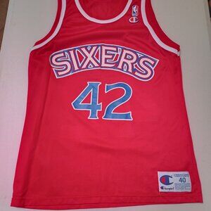 Champion Jerry Stackhouse Philadelphia 76ers NBA Basketball Jersey Adult 40